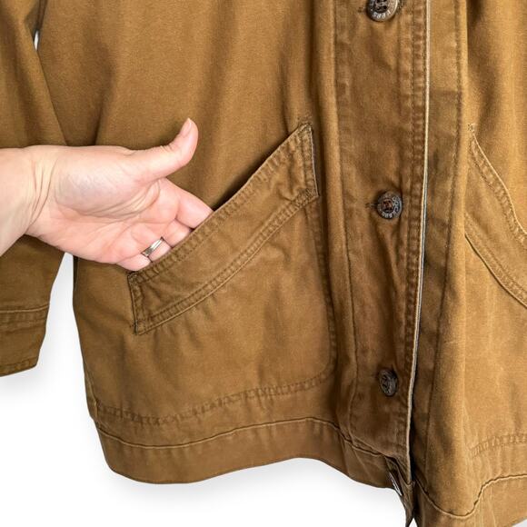 Vintage Dockers Levi's Khaki Barn Chore Workwear Coat Men's Size S - Picture 7 of 15